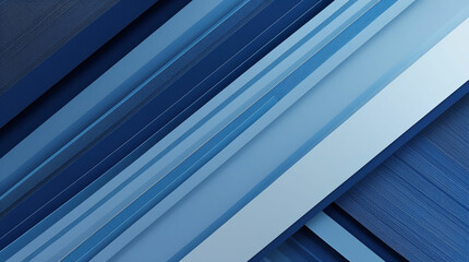 Fototapeta premium Dynamic Layers of Azure: An Abstract Composition of Angled Bands in Varied Shades of Blue with Subtle Textures