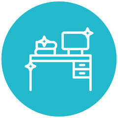 Cleaning Office Icon