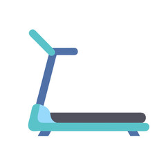 Stylish Treadmill Illustration for Fitness and Exercise