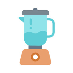 Fototapeta premium Blender illustration: kitchen appliance for blending and pureeing