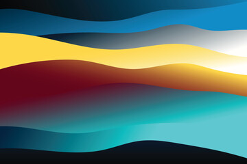 Fototapeta premium Colorful abstract background, minimalist design for poster, cover, branding, banner.