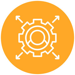 Network Scalability Icon