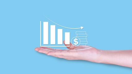 Cost reduction concept, Expenses and saving money, Business strategy and project management, with...