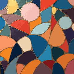 abstract seamless pattern with circles