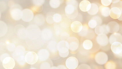 Abstract cream background with blurry festival lights and outdoor celebration bokeh,luxurious ambiance,wedding visuals