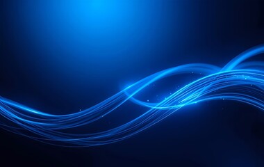 Blue light background image, gradation, lighting, glitter, banner texture advertising poster