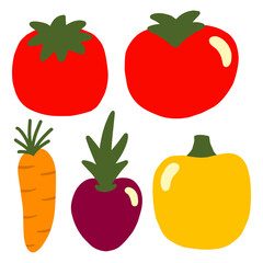vegetable cartoon design vector illustration