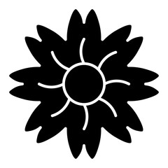 Naklejka premium flower icon