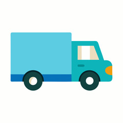 truck on a white background