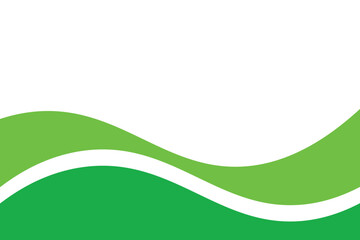 abstract green wave background
