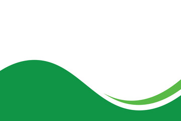 abstract green wave background