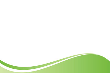 abstract green wave background
