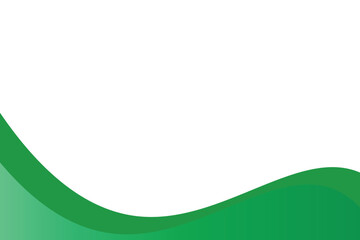abstract green wave background