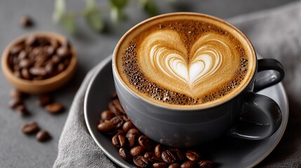 Latte art heart design (1)