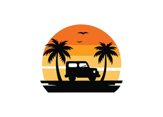 retro black silhouette illustration for vibes t shirt