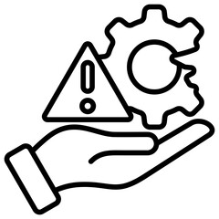 Risk Management Icon