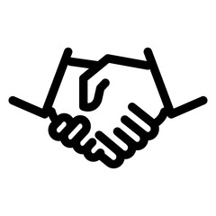 Fototapeta premium Shakehand icon