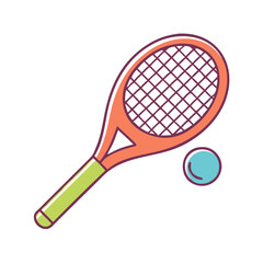tennis bat  icon, tennis bat  vector illustration-simple illustration of tennis bat , perfect for tennis bat  logos and icons