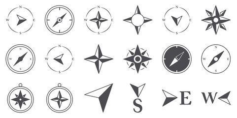 Compass Logo Template vector icon illustration