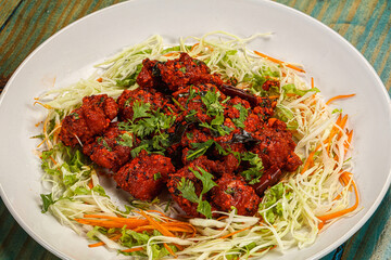 Indian cuisine - Red Chicken 65