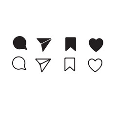 set of icons