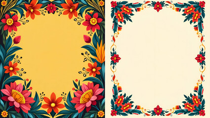 Elegant Festa Junina Festival Poster: Sophisticated Design with Cultural Patterns & Vibrant Visuals, Perfect for Promotional Impact - Photo Stock Concept