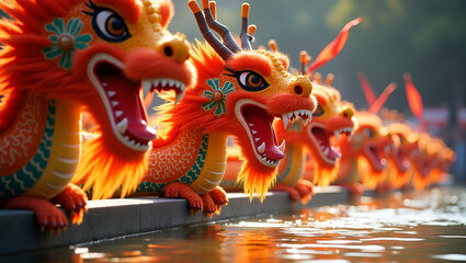 Refined Dragon Boat Festival Cultural Performances: Choreographed Dances, Harmonious Music & Vibrant Ceremonial Displays in Grand Settings
