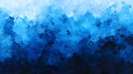 Fototapeta premium High-Contrast Gradient in Electric Blue and Deep Black with Soft Edges