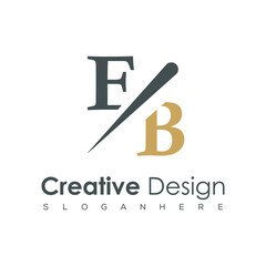 initial monogram logo with creative design.