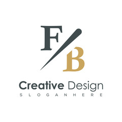 initial monogram logo with creative design.