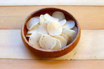 Vietnam prawn crackers, uncooked prawn cracker