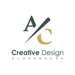 initial monogram logo with creative design.