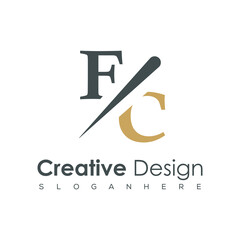 initial monogram logo with creative design.