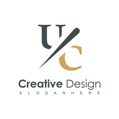 initial monogram logo with creative design.