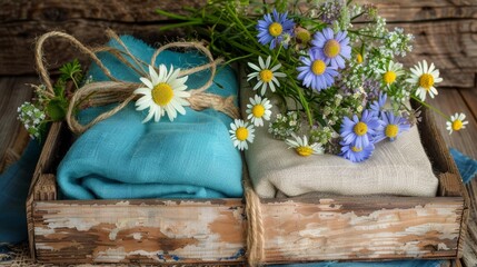 Thoughtful gift for dad  elegantly wrapped box featuring a customized present inside