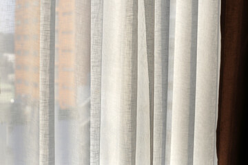 Curtains door or window, Room decoration interior