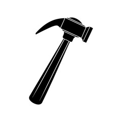 Hammer Silhouette vector illustration