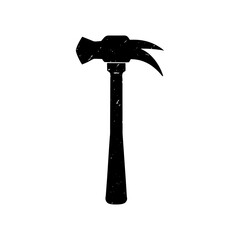 Hammer Silhouette vector illustration