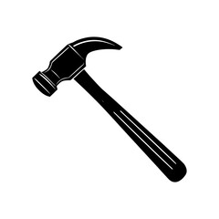 Hammer Silhouette vector illustration