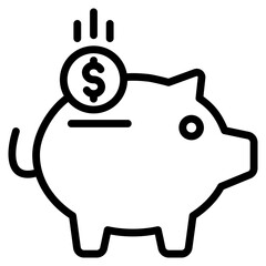 Piggy Bank  Icon 