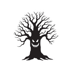 Halloween Tree Clipart vector