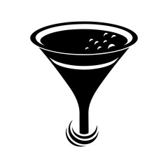 Funnel Silhouette vector illustration