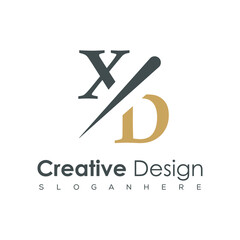 initial monogram logo with creative design.