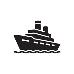 Obraz premium Sailboat ship vector