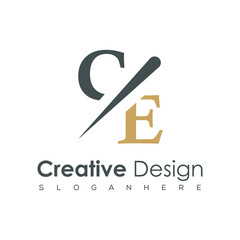 initial monogram logo with creative design.