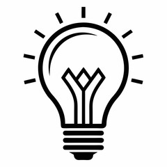 Fototapeta premium light bulb vector illustration