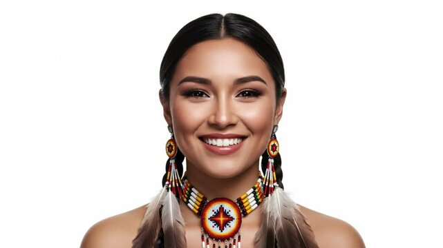 Diverse smiling women slideshow video, showcasing multicultural beauty and nationality against white backdrop words + concept