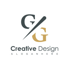 initial monogram logo with creative design.