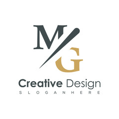 initial monogram logo with creative design.