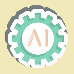 Sticker AI Tools. related to Artificial Intelligence symbol